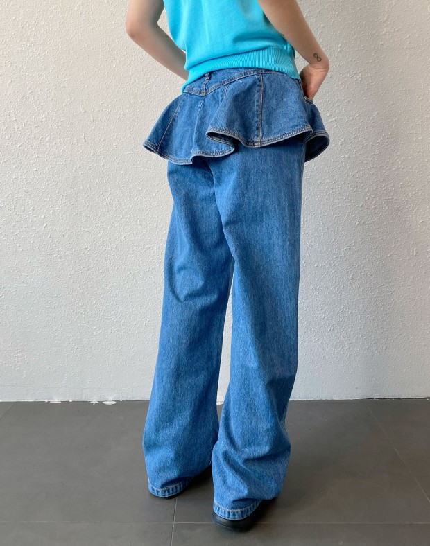 Ruffle Jeans #250420
